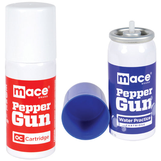 Mace® Pepper Gun OC and Water Refill Cartridges – Stay Protected and Practice Ready