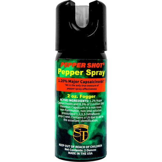 Pepper Shot 2oz Pepper Spray Fogger | Home & Auto Defense | GuardUp – Side View | GuardUp Pepper Spray