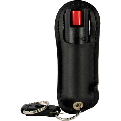 Pepper Shot Keychain Spray with Halo Holster | GuardUp – Close Up | GuardUp Pepper Spray