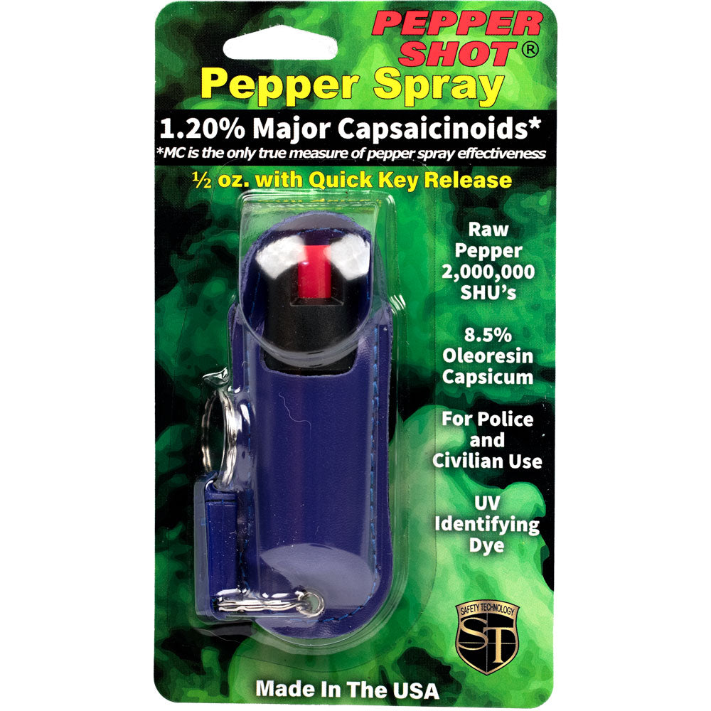 Pepper Shot Keychain Spray with Halo Holster | GuardUp – Portable & Lightweight | GuardUp Pepper Spray