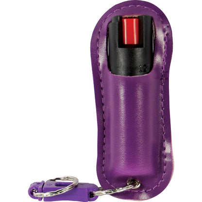 Pepper Shot Keychain Spray with Halo Holster | GuardUp – Detail View | GuardUp Pepper Spray