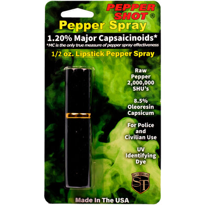 Pepper Shot Lipstick Pepper Spray | Covert Protection | GuardUp – Compact Design | GuardUp Pepper Spray