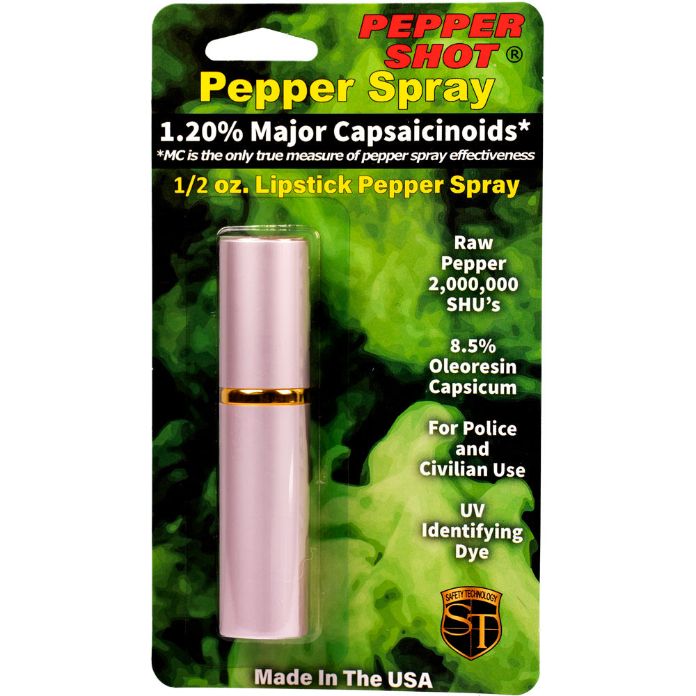 Pepper Shot Lipstick Pepper Spray | Covert Protection | GuardUp – Ergonomic Grip | GuardUp Pepper Spray
