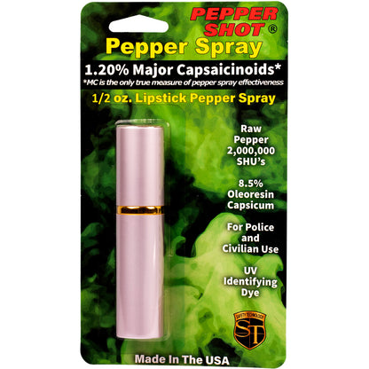 Pepper Shot Lipstick Pepper Spray | Covert Protection | GuardUp – Ergonomic Grip | GuardUp Pepper Spray