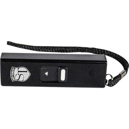 Slider Stun Gun Flashlight | Compact Defense Tool | GuardUp – Close Up | GuardUp Discreet Stun Gun