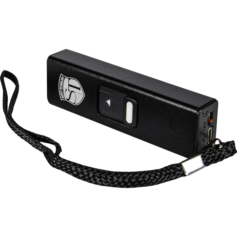 Slider Stun Gun Flashlight | Compact Defense Tool | GuardUp – Feature Highlight | GuardUp Discreet Stun Gun