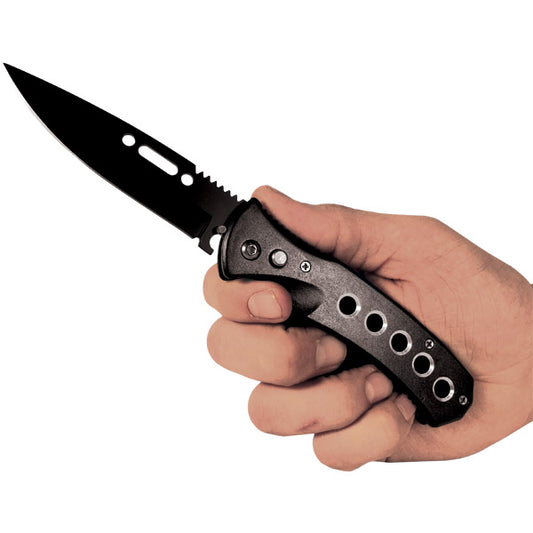 Automatic Heavy-Duty Knife with Safety Lock – Rugged and Reliable