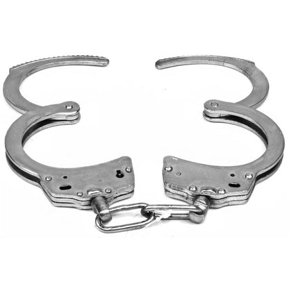 Steel Handcuffs with Sliding Double Lock Mechanism – Durable, Secure, and Reliable