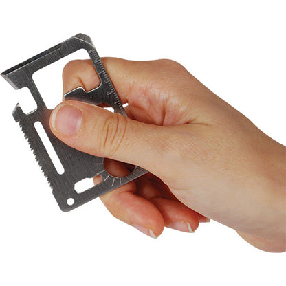 Survival Business Card Multi-Tool – 11 Essential Functions in One Compact Design