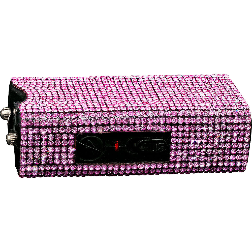 Rhinestone Keychain Stun Gun | Stylish Self Defense | GuardUp – Side View | GuardUp Personal Safety