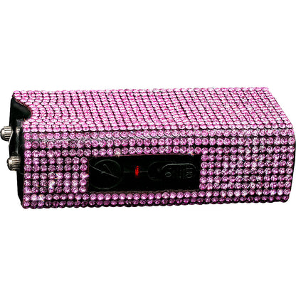 Rhinestone Keychain Stun Gun | Stylish Self Defense | GuardUp – Side View | GuardUp Personal Safety