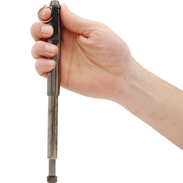 12-Inch Telescopic Steel Baton – Compact and Powerful Self-Defense Tool