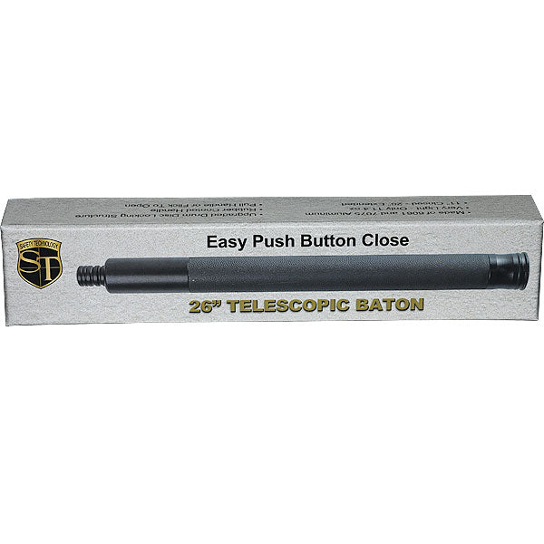 16/21/26 -Inch Push Button Expandable Aluminum Baton