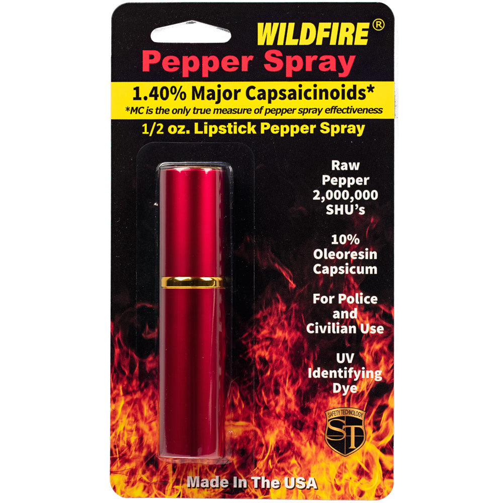 WildFire Lipstick Pepper Spray | Discreet Self Defense | GuardUp – In Use | GuardUp Pepper Spray